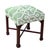 1990s Chinese Chippendale Bench in Schumacher “Ziz” For Sale In Houston - Image 6 of 8
