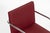 Pair Mid-Century Red Brno Armchairs by Mies Van Der Rohe for Knoll, 1983 For Sale - Image 15 of 18