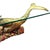 Gold Mid-Century Sculptural Gold Nude Mermaid & Dolphin Coffee Table W/ Glass Top For Sale - Image 8 of 11