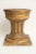 A large pair of antique 19th-Century French carved and giltwood and gesso altar candle stands. They are Neoclassical forms...