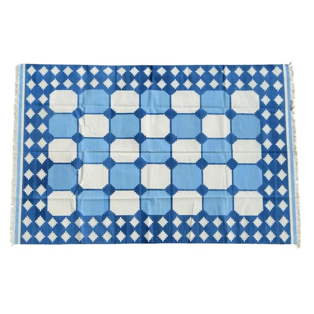 Not Yet Made - Made To Order Tuva Rug, 12x15, Blue For Sale - Image 5 of 5