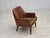 Mid-Century Modern Danish Leatherette Armchair with Teak Legs, 1970s For Sale - Image 3 of 18