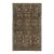 Exquisite Antique Bidjar Style Hand-Knotted Wool Rug in Muted Steel Blue and Rust For Sale