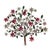 Traditional Vintage Metal Floral Tree Wall Sculpture For Sale - Image 3 of 12