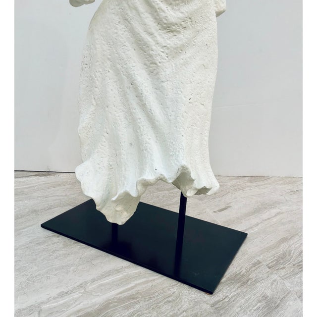 Arteriors Home Arteriors Modern White Plaster Decilia Sculpture For Sale - Image 4 of 4