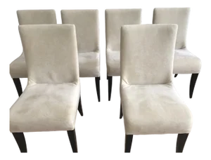 Wittmann Hand-Stitched European Designed Ultra-Suede Dining Room Chairs Set of 6
