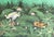 A painting by the Balinese artist W. Kuparyadi. This highly detailed work depicts a lotus pond with various birds. Signed...