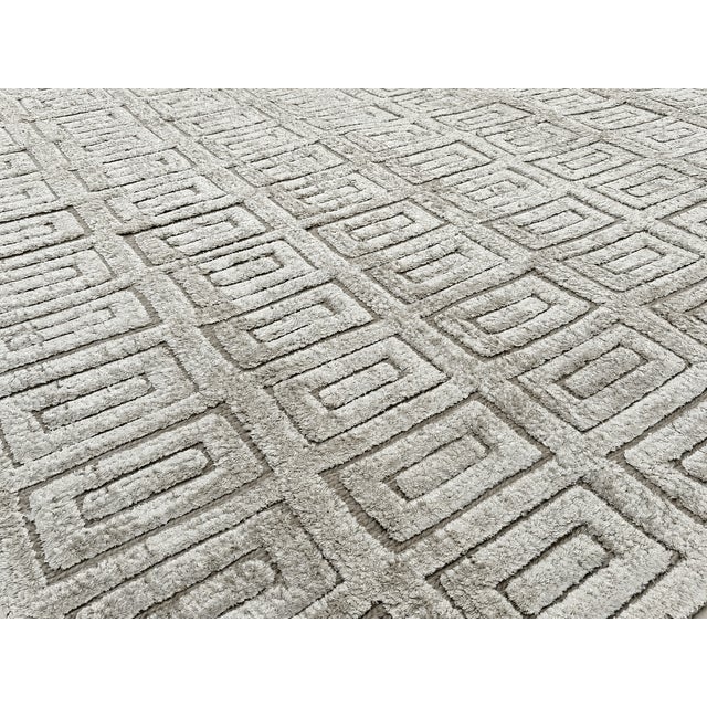 Contemporary Rh Rajouri Silk & Wool Rug – 12' × 15' Bronze | Silk | Hand-Knotted | 100 Knots Per Square Inch | Made in Nepal For Sale - Image 3 of 18