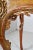 Pair of Painted and Gilded Consoles, Faux Marble Top, Haute Hollywood For Sale - Image 4 of 12