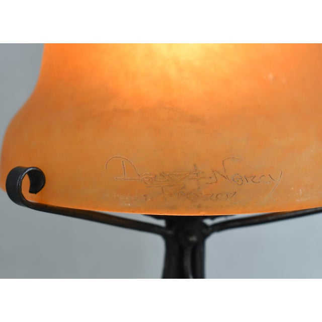 French Art Deco Lamp by Daum - 1925 France For Sale - Image 9 of 10