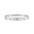 Cartier Cartier Love Classic Model 4 Diamonds 18k White Gold Iconic Bangle Bracelet For Sale - Image 4 of 10