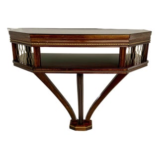 MCM Hollywood Regency Wall-Mount Floating Console Table For Sale
