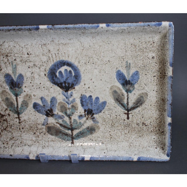 Ceramic Mid-Century Modern French Ceramic Tray by Gustave Reynaud, 1960s For Sale - Image 7 of 11