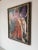 Abstract 1970’s Max Ernst “The Robing of the Bride” Reproduction Oil Painting on Masonite, Unsigned For Sale - Image 3 of 12