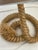 Textile French Large Rope Table Lamp, Adrien Audoux & Frida Minet Style For Sale - Image 7 of 10