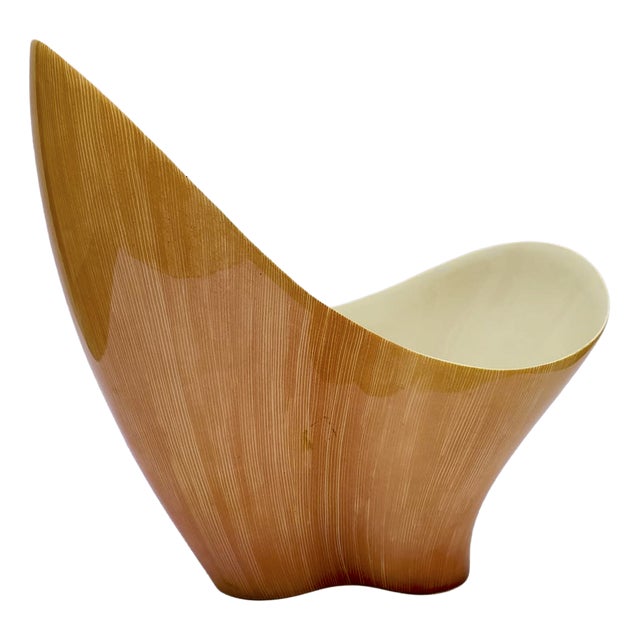 Mid-Century Italian Vibi Torino Ceramic Vase from Imitator of Lenci, 1950s For Sale