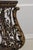 Designer Metal Base Leather Top Console Table For Sale - Image 17 of 18