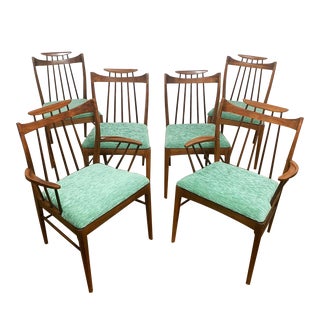 C. 1950s Mid-Century Modern Thomasville Dining Chairs - Set/6 For Sale