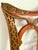 George III Style Orange & Gold Armchair by Maitland Smith From 70's For Sale - Image 9 of 14