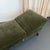 Early Mid-Century Olive Green Suede Daybed Chaise Longue For Sale In New York - Image 6 of 9