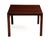 CFC Silkeborg Mid Century CFC Silkeborg Danish Rosewood Square End Table Brass Trim For Sale - Image 4 of 17