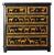 English 19th Century Pine Chest with New Paint & Decoupage For Sale