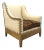 Organic Modern Tulsa Cowhide Club Chair For Sale