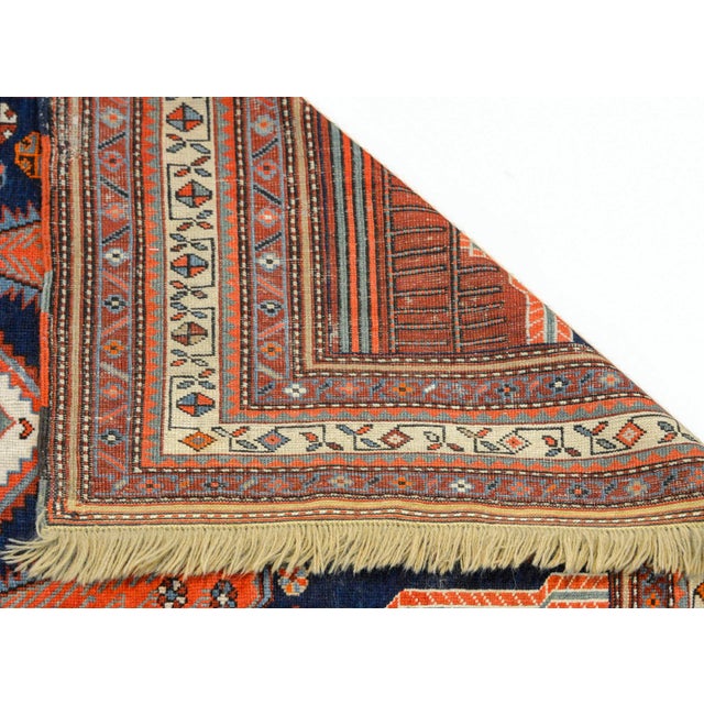 Red Early 20th Century Shkli Rug For Sale - Image 8 of 10