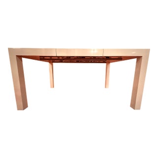 Milo Baughman for Coggin White Parson's Table. For Sale