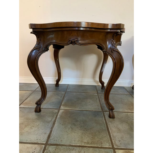 Vintage Karges Furniture Traditional Walnut Side Table Chairish