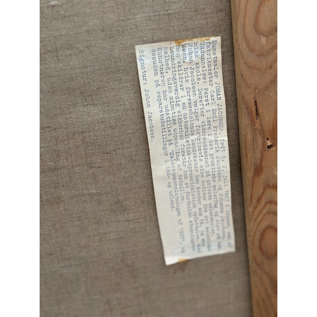 Johan Jacobsson, Tulips and Poppies, 1950s, Oil on Canvas, Framed For Sale - Image 10 of 18