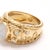Metal 1990s .10ctw Diamond and Opal Statement Ring, 18k Yellow Gold, Ring Size 5.5 For Sale - Image 7 of 8