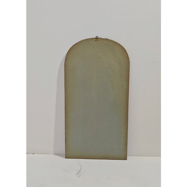 Italian Arched Mirror in Rattan Wicker, 1960s-1970s For Sale - Image 10 of 12