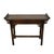 Chinese Hardwood Two-Drawer Altar Console Table With Brass Pulls For Sale - Image 4 of 7