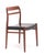 Alf Aarseth Gustav Bahus Model 145 Danish Dining Chairs Black Vinyl Seats Three Available For Sale - Image 10 of 15