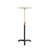 Metal Celerie Kemble for Arteriors Addison Short Accent Table in Black Leather For Sale - Image 7 of 7