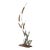 Vintage Brutalist Jere Style Metal Cattail12 Wall Art For Sale