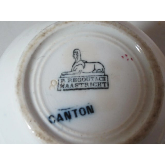 Late 19th Century English Transferware Canton Pattern Pitcher & Platter - a Pair For Sale - Image 9 of 10