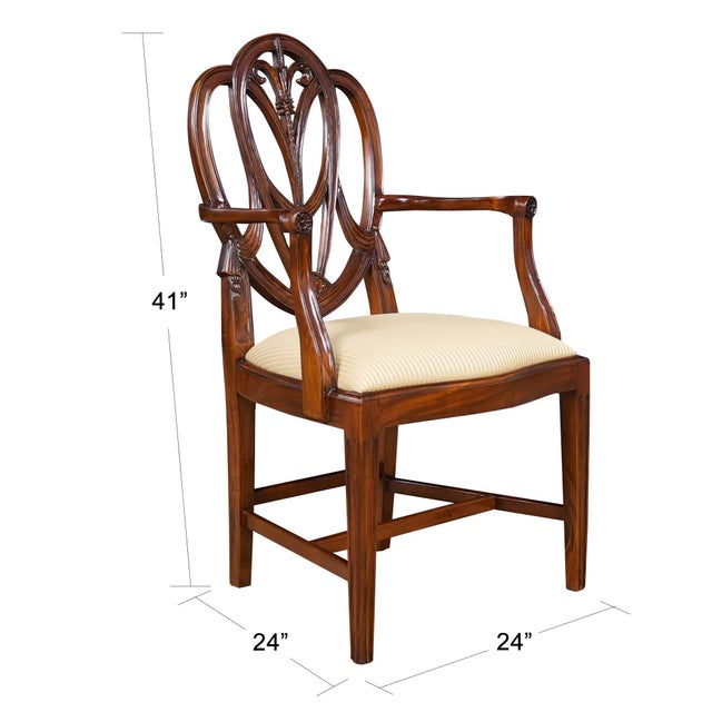 This fine quality set of 10 Tall Sweet Heart Chairs by Niagara Furniture consists of 2 arm chairs and eight side chairs....