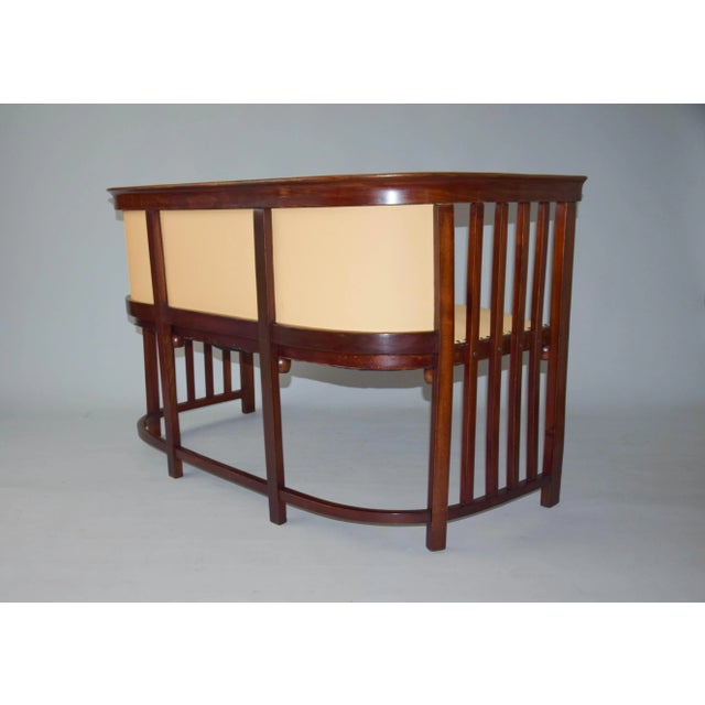 Wood Salon Set attributed to Josef Hoffmann, 1910s, Set of 3 For Sale - Image 7 of 13