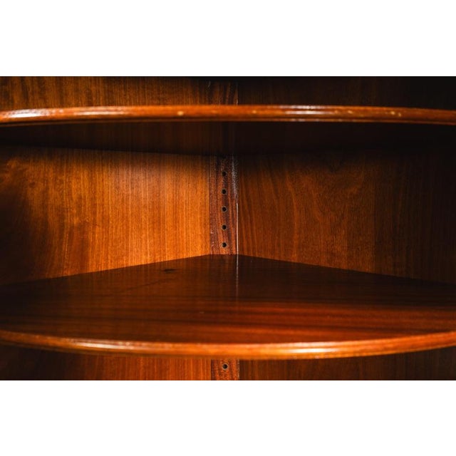 Late 20th Century English Corner Display Cabinet For Sale - Image 18 of 18