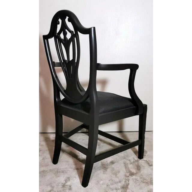 Antique English King Chair, 1860 For Sale - Image 4 of 13