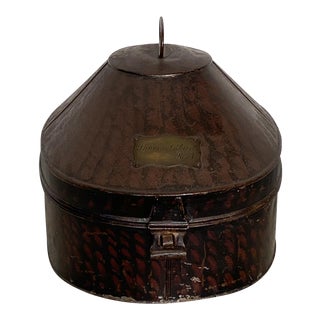 Tole Hat Box, England 19th Century For Sale