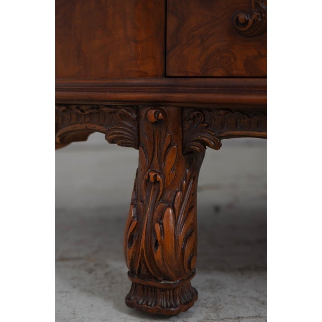 Romweber Vintage Walnut Georgian Commode Dresser Chest For Sale - Image 11 of 18