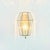 1970s Mid-Century Modern Glass and Brass Wall Lamps from Limburg, Germany, 1960s, Set of 4 For Sale - Image 5 of 9