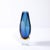 Mid-Century Mandruzzato Faceted Murano Glass Vase in Citrine and Smoked Cerulean For Sale - Image 17 of 18