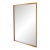 1960s Pristine Large Heywood-Wakefield Mirror in "Wheat" Finish For Sale