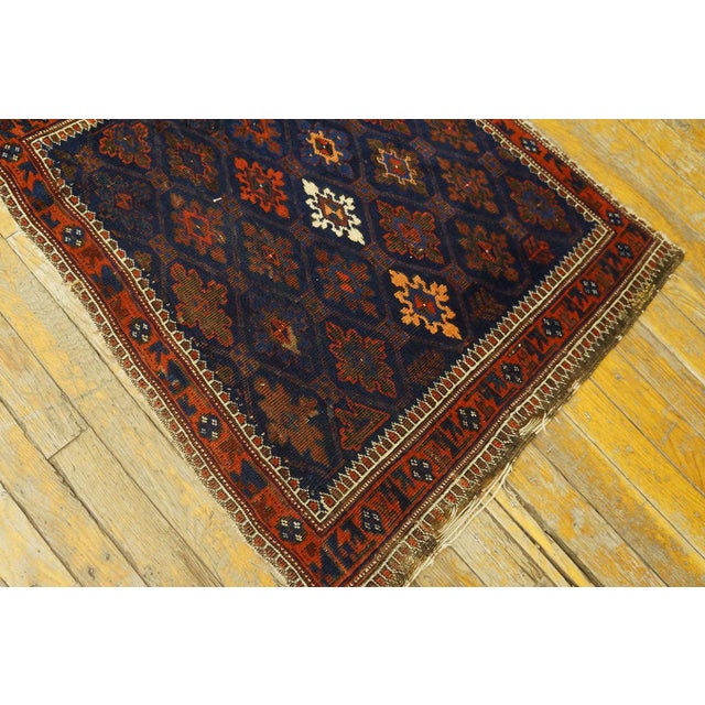 1900 - 1909 Late 19th Century Persian Baluch Rug For Sale - Image 5 of 9