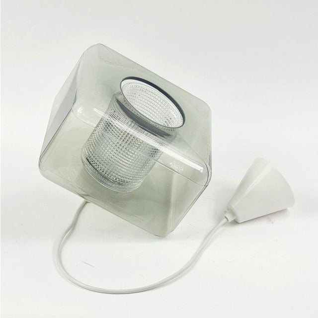 1960s Mid-Century Modern Scandinavian Glass Pendant Light by Carl Fagerlund for Orrefors, 1960s For Sale - Image 5 of 7