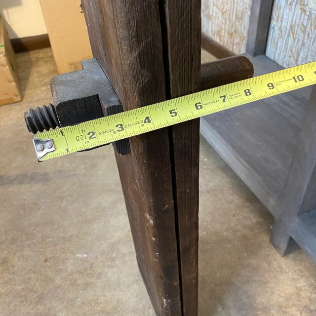 Antique Wooden Carpenter's Bevel Gauge or Angle-Finder For Sale - Image 16 of 18